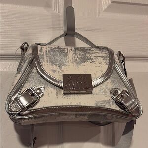 BNWT STEVE MADDEN Silver Women's Crossbody Bag